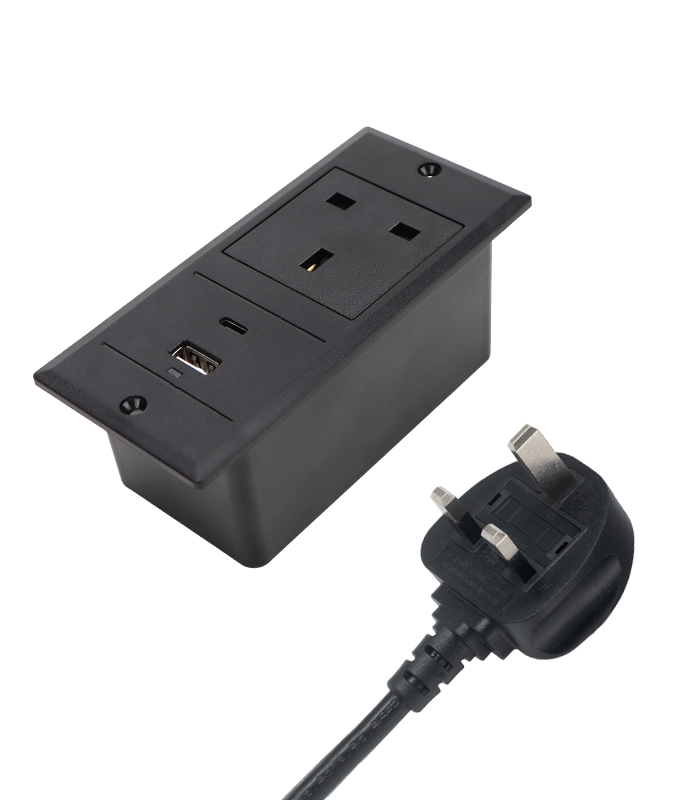 728 series British standard unit plug A+C