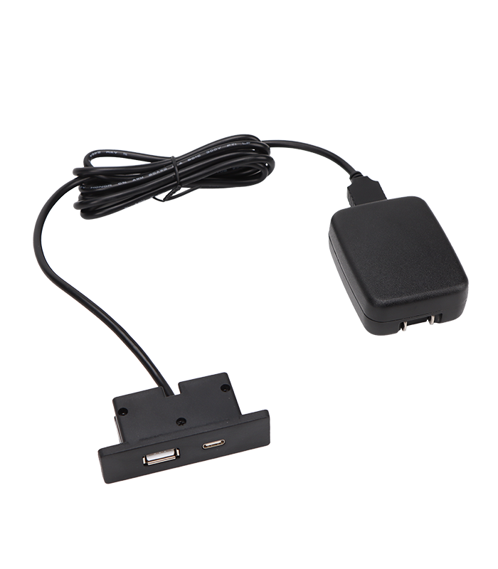 Small square USB A+C (side hole)